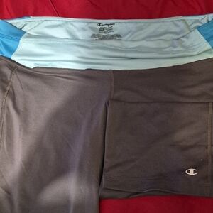 Champion Gray and Blue Athletic Shorts